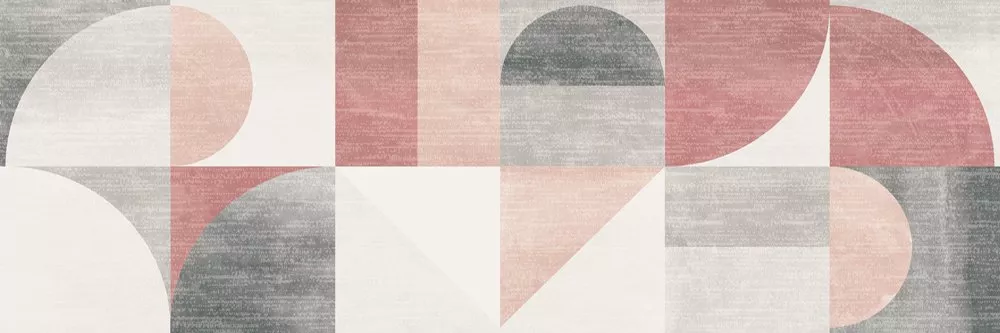 PURPLE GREY DECOR RETRO RET. 30x90